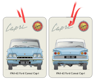 Ford Consul Capri 1961-62 Air Freshener